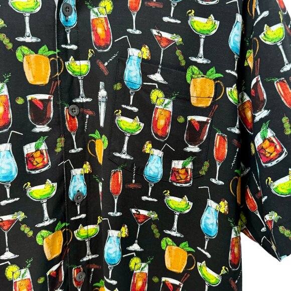 TOMMY BAHAMA Men's Veracruz Cay All Nighter Short Sleeve Woven Shirt - XL - Picture 13 of 13